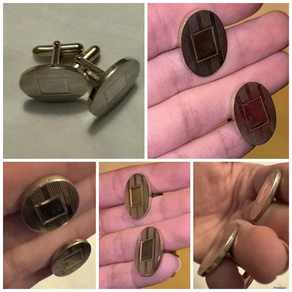 Tiffany & Co AUTHENTIC Vintage 925 Sterling Silver Cufflinks Cuff Links - Picture 9 of 16